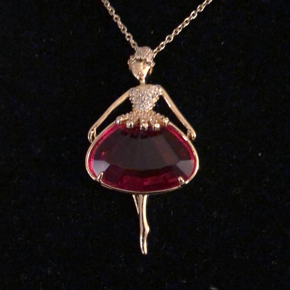 - Dancing Girl Pendant/Necklace - Picture 4 of 14